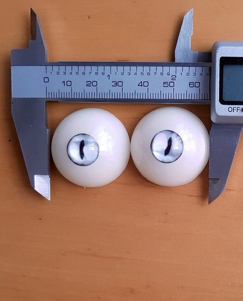Augenfarbe Cat Eye Ersatzaugenpaar für Doll's Lounge Puppen, Spare Eyes for Lovedolls