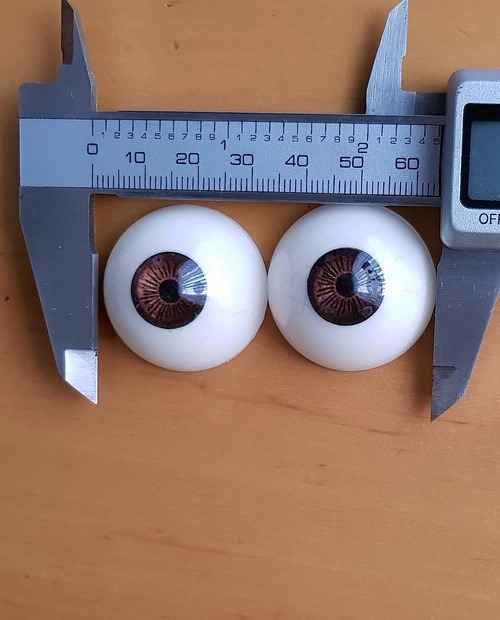 Augenfarbe Dear Brown Blue Ersatzaugenpaar für Doll's Lounge Puppen, Spare Eyes for Lovedolls