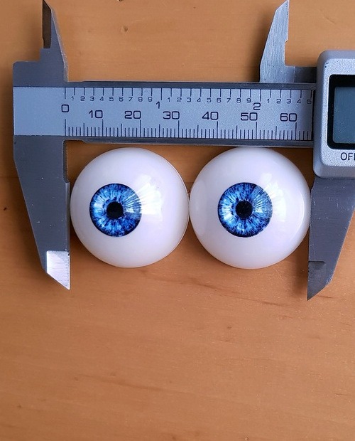 Augenfarbe Dark Sea Blue Ersatzaugenpaar für Doll's Lounge Puppen