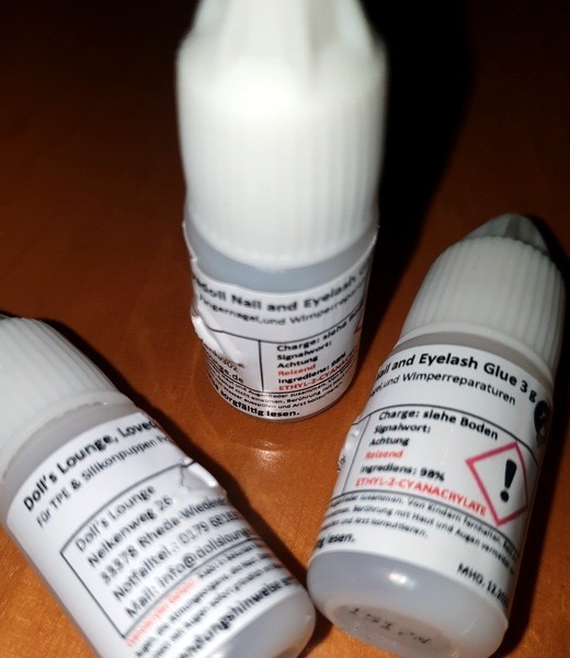 Fingernagel Kleber für Gummipuppen aus TPE und Silikon